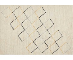 Beliani Lumarko medvilnė kilimas 140 x 200 cm TESPUR smėlio!
