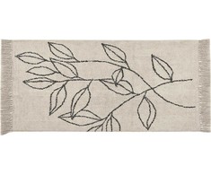 Beliani Lumarko medvilnės kilimas 80 x 150 cm juodas SAZLI!
