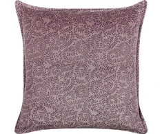 Beliani Lumarko Velor dekoratyvinė pagalvė augaliniu motyvu 45 x 45 cm rožinė KALMIA!
