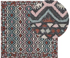Beliani Lumarko Wool kilimas 200 x 200 cm daugiasluoksnis HAYMANA!