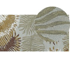 Beliani Lumarko Wool kilimas su daržovių motyvavimas 80 X 150 Cm Vize!