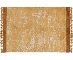 Beliani Lumarko kilimas su viskoze 160 x 230 cm oranžinė HANLI!