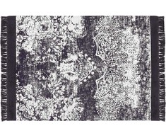 Beliani Lumarko Viskozinis kilimas 160 x 230 cm purpurinės spalvos su balta AKARSU!