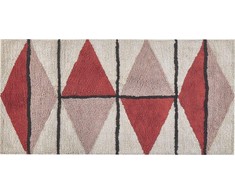 Beliani Lumarko medvilnės kilimas 80 x 150 cm daugiakampio PURCHASE!