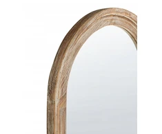 Beliani Sieninis veidrodis COIGNY 55 cm 170 cm kėnis, šviesiai rudas
