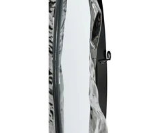 Beliani Sieninis veidrodis LOGNES 56 cm 95 cm juodas