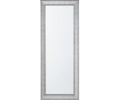 Beliani Sieninis veidrodis BUBRY 50 cm 130 cm sidabrinis