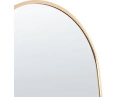 Beliani Pastatomas veidrodis BAGNOLET 150 cm metalinis auksinis