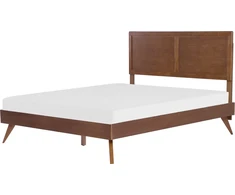 Beliani Lova ISTRES 180 x 200 cm tamsaus uosio spalvos