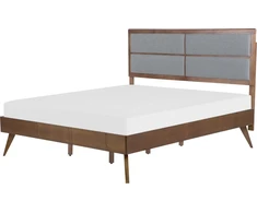 Beliani Lova POISSY 180 x 200 cm tamsaus uosio spalvos