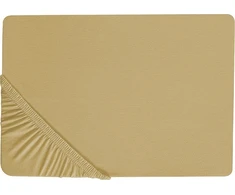 Beliani Medvilninis paklodė 180 x 200 cm alyvuogių JANBU Lumarko!