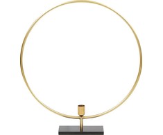 Beliani Metalinis žvakių laikiklis 45 cm auksinis SERAM