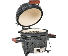 Beliani Mini anglies kepsninė KAMADO keramikinė, juoda