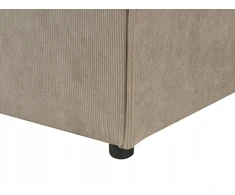 Sofa Beliani Kampuose modulis ARDAL kairinis šviesiai rudas velvetas