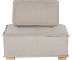 Sofa Beliani Moduulinis baldų komplektas 4 asmenims TIBRO šviesiai smėlio spalvos