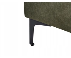 Beliani 4 vietų kampinė sofa KIRUNA, veliūras, tamsiai žalia, dešininė