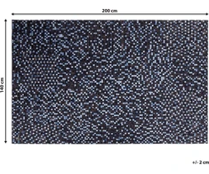 Beliani Odos kilimas 140 x 200 cm rudos spalvos IKSU