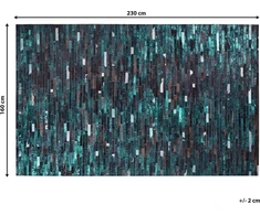 Beliani Odos kilimas 160 x 230 cm rudos spalvos KISIR
