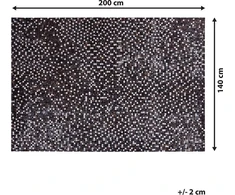 Beliani Odos skiautės kilimas 140 x 200 cm rudas AKKESE