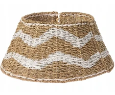 Beliani Kalėdų eglutės stovas HIVER jūros žolė natūralus 51 cm