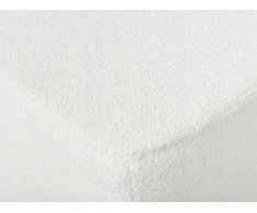 Beliani Otomana LUNGO Boucle balta