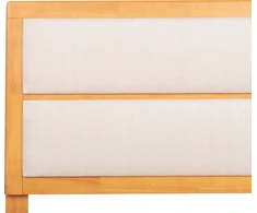 Beliani Lova POISSY 160 x 200 cm natūralus uosis