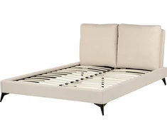 Beliani Lova MELLE 140 x 200 cm, smėlio spalvos boucle audinys