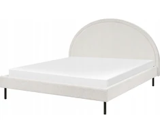 Beliani Boucle lova MARGUT 160 x 200 cm, balta