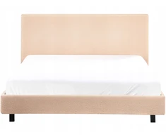 Beliani Lova Boucle ALBI 140 x 200 cm smėlio spalvos