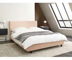 Beliani Lova Boucle ALBI 140 x 200 cm smėlio spalvos
