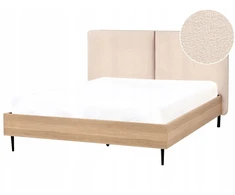 Beliani Lova Boucle LIMANTON 140 x 200 cm smėlio spalvos