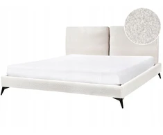 Beliani Lova Boucle MELLE 180 x 200 cm, kreminė balta