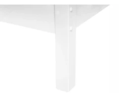Beliani Dieninė lova TRICOT 90 x 200 cm, balta