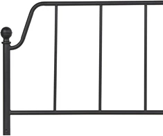 Beliani Metalinė lova MAURESSAC 180 x 200 cm juoda