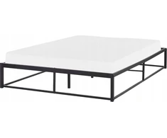 Beliani Metalinė lova VIRY 140 x 200 cm, juoda