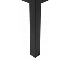 Beliani Metalinė lova CUSSET 140 × 200 cm, juoda