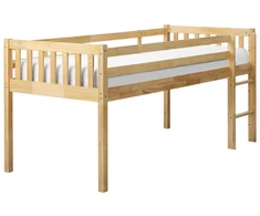 Beliani Paaukštinta lova Mediena PEIPIN 90 x 200 cm šviesiai ruda