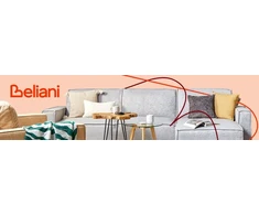 Beliani Rotango lova FLORENTINE 140 x 200 cm šviesiai ruda