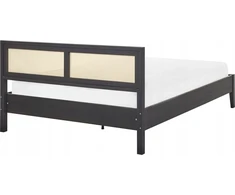 Beliani Rotango lova MONPAZIER 160 x 200 cm juoda
