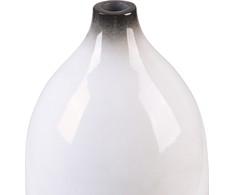 Beliani Dekoratyvinė vaza 36 cm balta BaESA