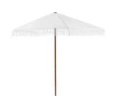 Beliani Sodo skėtis 258 cm MURASA baltas
