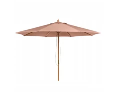 Beliani Sodo skėtis 270 cm TOSCANA rudas