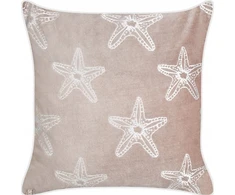 Beliani dekoratyvinė pagalvė CERAMIUM Velvet 45 x 45 cm Pastelinis rožinė Gėlių raštas