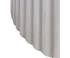 Beliani Kavos staliukas POZZA 117 cm pilkas