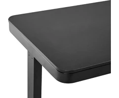 Beliani Elektroniškai reguliuojamas stalas KENLY juodas 120 cm 60 cm su USB jungtimi