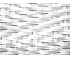 Beliani Sodo stalas ITALY 220 cm 100 cm stiklas baltas