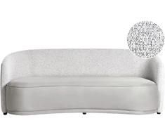 Beliani 3 vietų sofa ROSET pilka