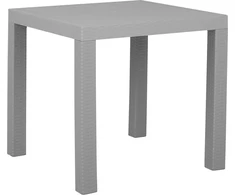 Beliani Sodo Stalas FOSSANO 80 cm 80 cm Šviesiai pilkas