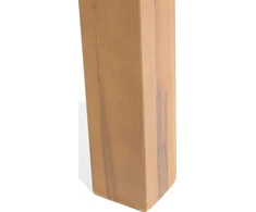 Beliani Sodo stalas išskleidžiamas CESANA 180/240 cm 100 cm Akacijos mediena Šviesiai rudas