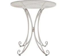 Beliani Staliukas bistro CILENTO 71 cm 71 cm Metal Pilka